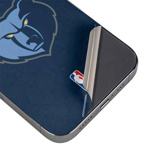 NBA Memphis Grizzlies Distressed iPhone 16 Pro Skin